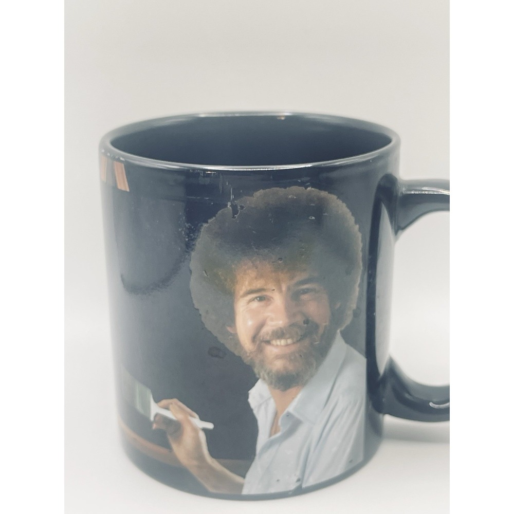 Bob Ross Mug  Heat-Changing Self-Painting No Mistakes Just Happy Accidents